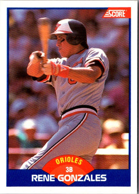 1989 Score Rene Gonzales #585