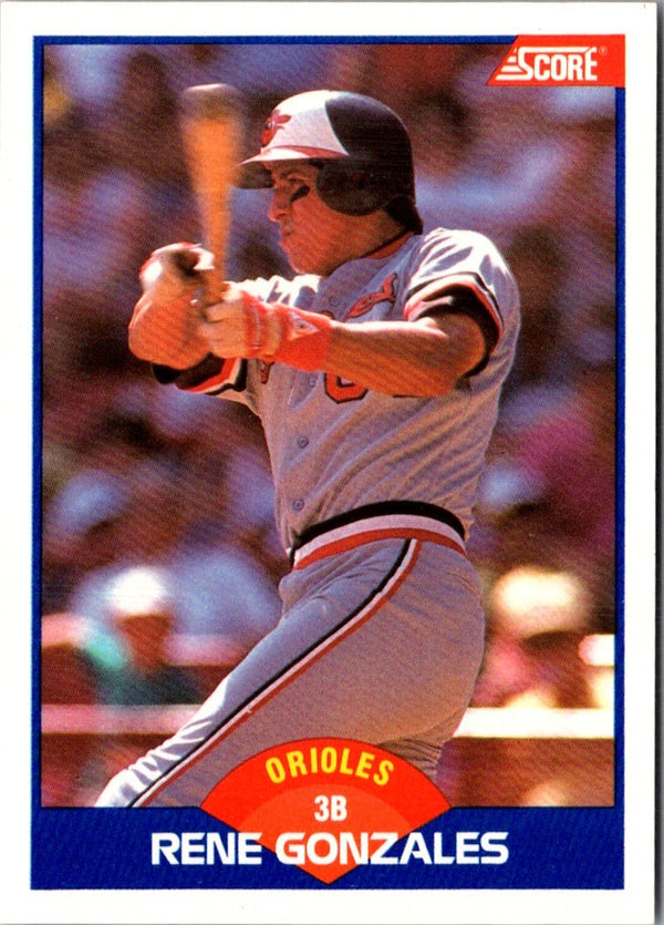 1989 Score Rene Gonzales #585