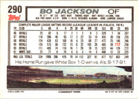 1992 Topps Gold Winners Bo Jackson #290
