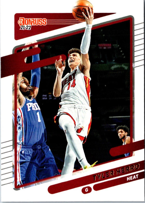 2021 Donruss Holo Red and Gold Laser Tyler Herro #114