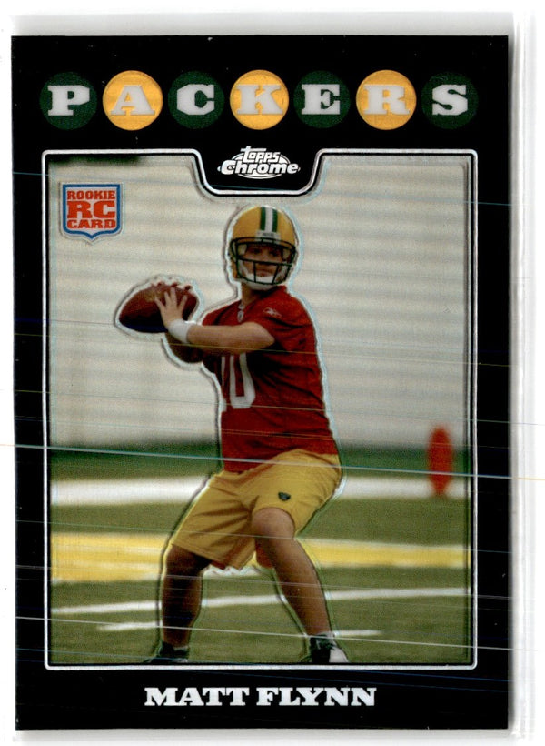 2008 Topps Chrome Refractors Matt Flynn #TC177