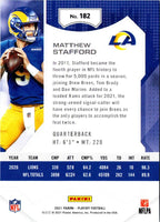 2021 Panini Playoff Matthew Stafford #182
