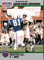 1990 Pro Set Super Bowl 160 Winston Hill #57