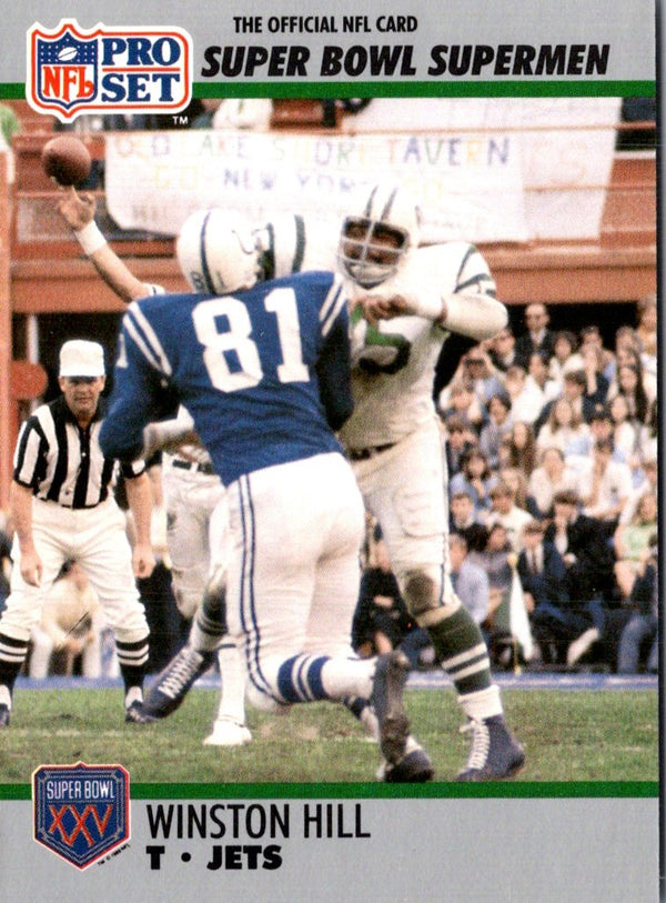 1990 Pro Set Super Bowl 160 Winston Hill #57