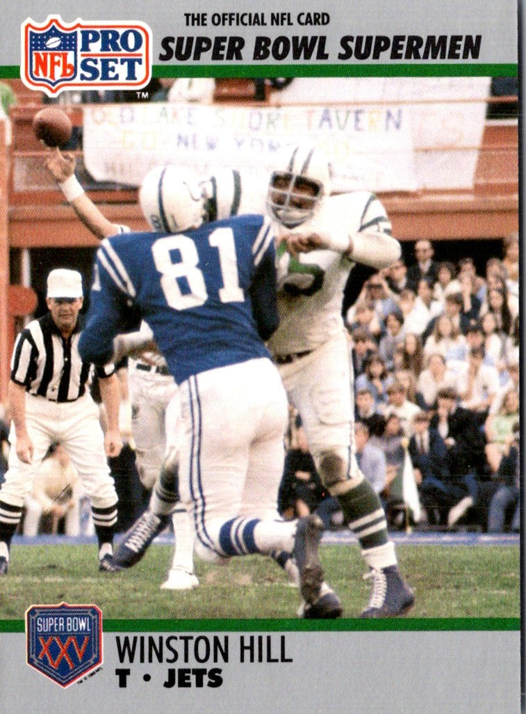 1990 Pro Set Super Bowl 160 Winston Hill
