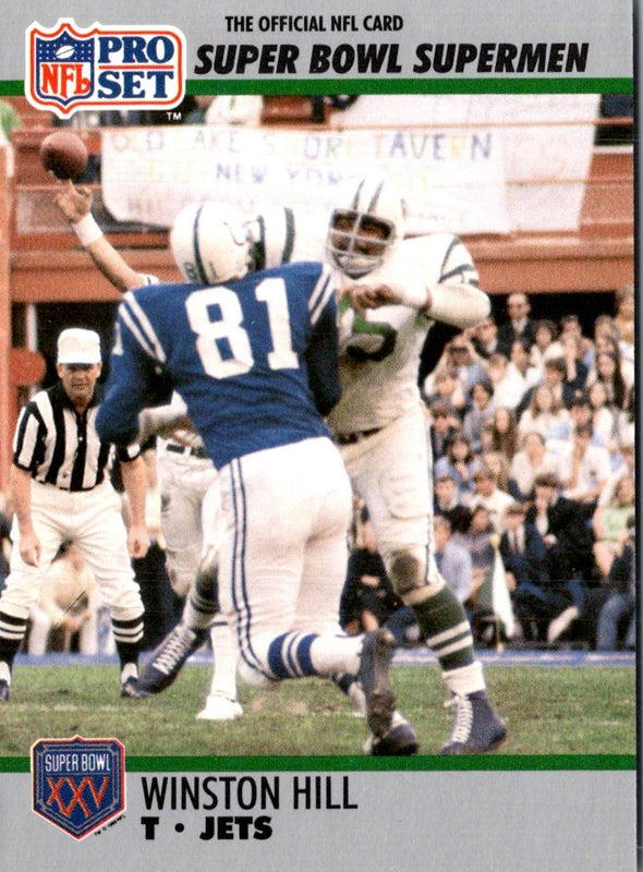 1990 Pro Set Super Bowl 160 Winston Hill #57