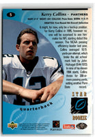 1995 Upper Deck Kerry Collins #5 Rookie