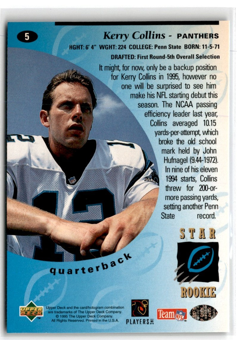 1995 Upper Deck Kerry Collins