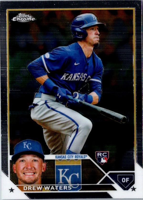 2023 Topps Chrome Drew Waters #147 Rookie