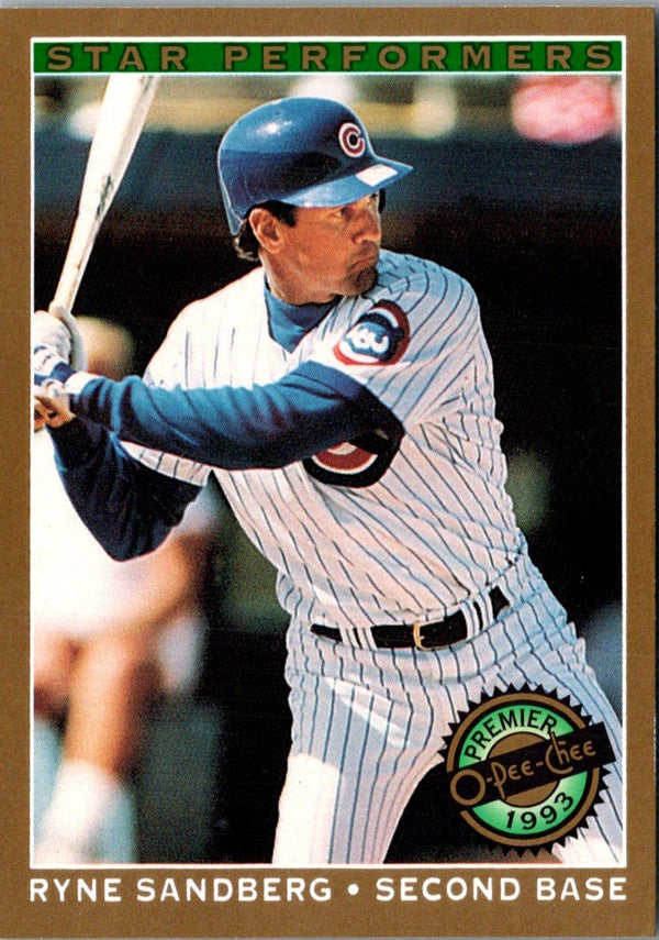 1993 O-Pee-Chee Premier Star Performers Ryne Sandberg #4