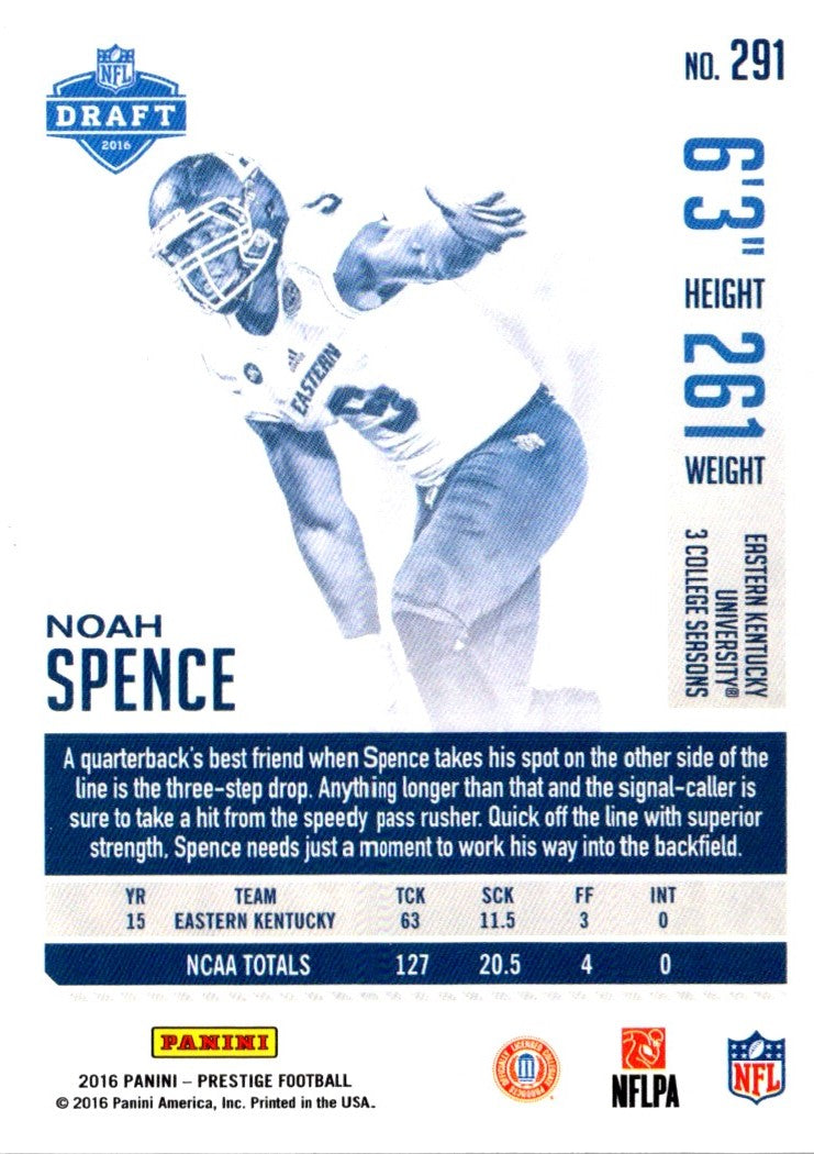 2016 Panini Prestige Noah Spence