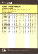 1986 Fleer Update Guy Hoffman