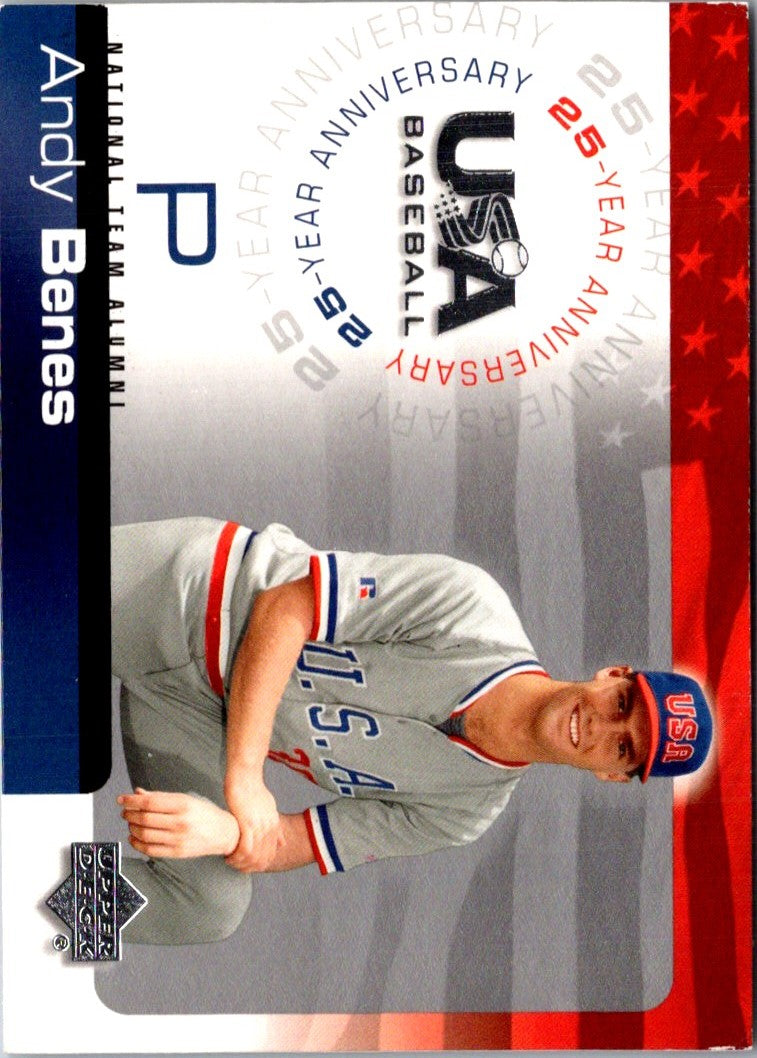 2004 Upper Deck USA 25th Anniversary Andy Benes