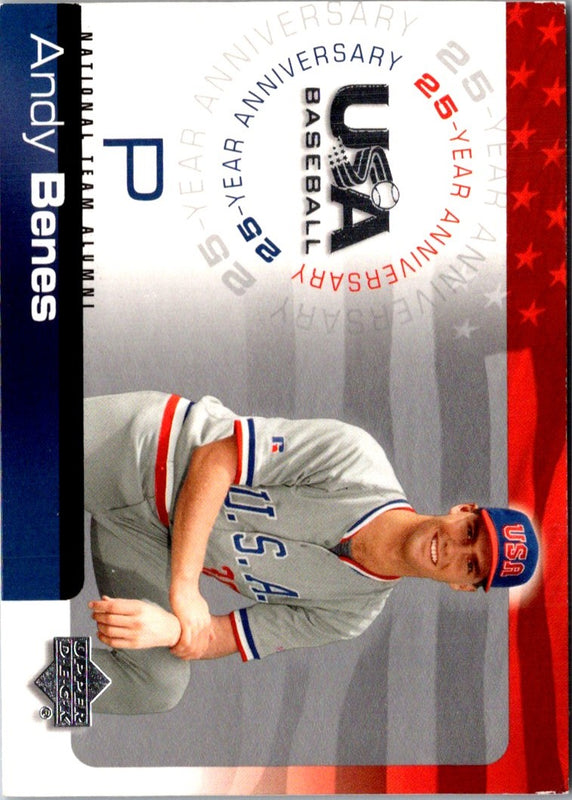 2004 Upper Deck USA 25th Anniversary Andy Benes #13