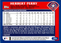 2003 Topps Herbert Perry #75