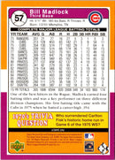 2001 Upper Deck Decade 1970's Bill Madlock