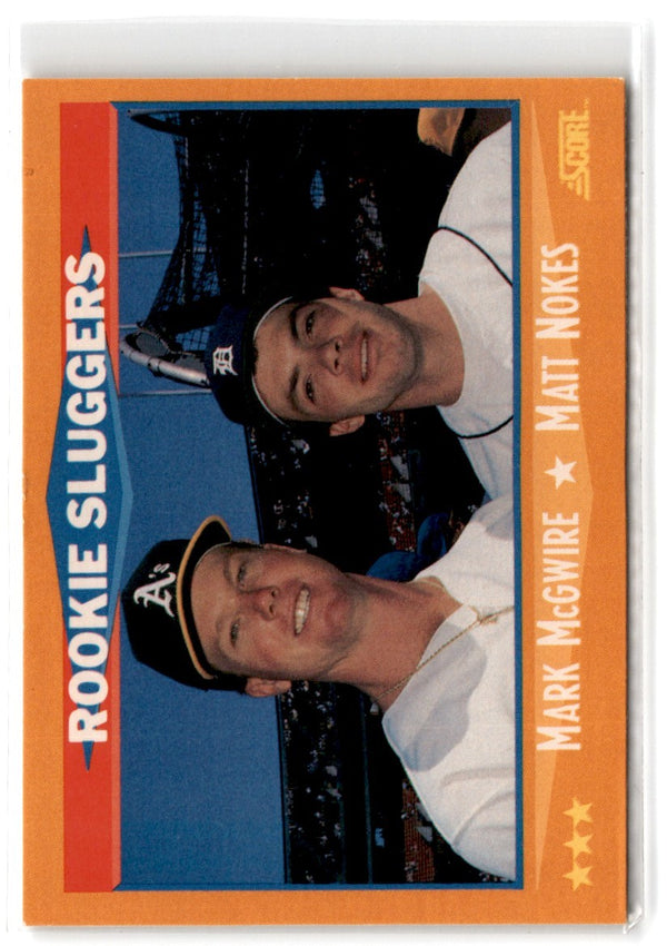 1988 Score Mark McGwire/Matt Nokes #648