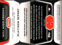 2012 Bowman Platinum Prospects Will Middlebrooks #BPP26