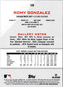 2022 Topps Gallery Romy Gonzalez