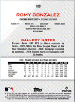 2022 Topps Gallery Romy Gonzalez #109 Rookie