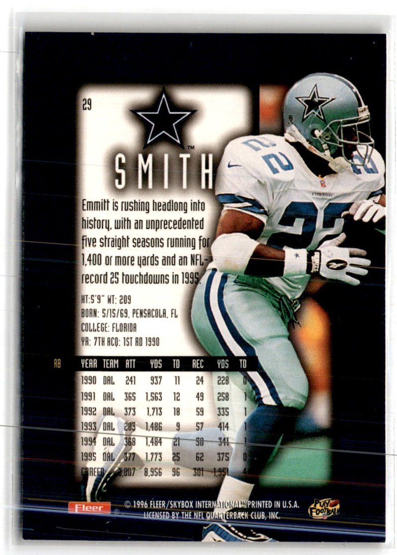 1996 Ultra Sensations Marble Gold Emmitt Smith