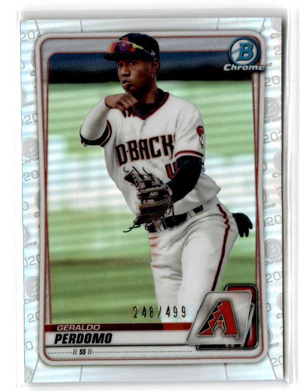 2020 Bowman Draft Sky Blue Geraldo Perdomo #BD-89 248/499