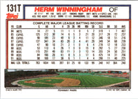 1992 Topps Traded Herm Winningham #131T