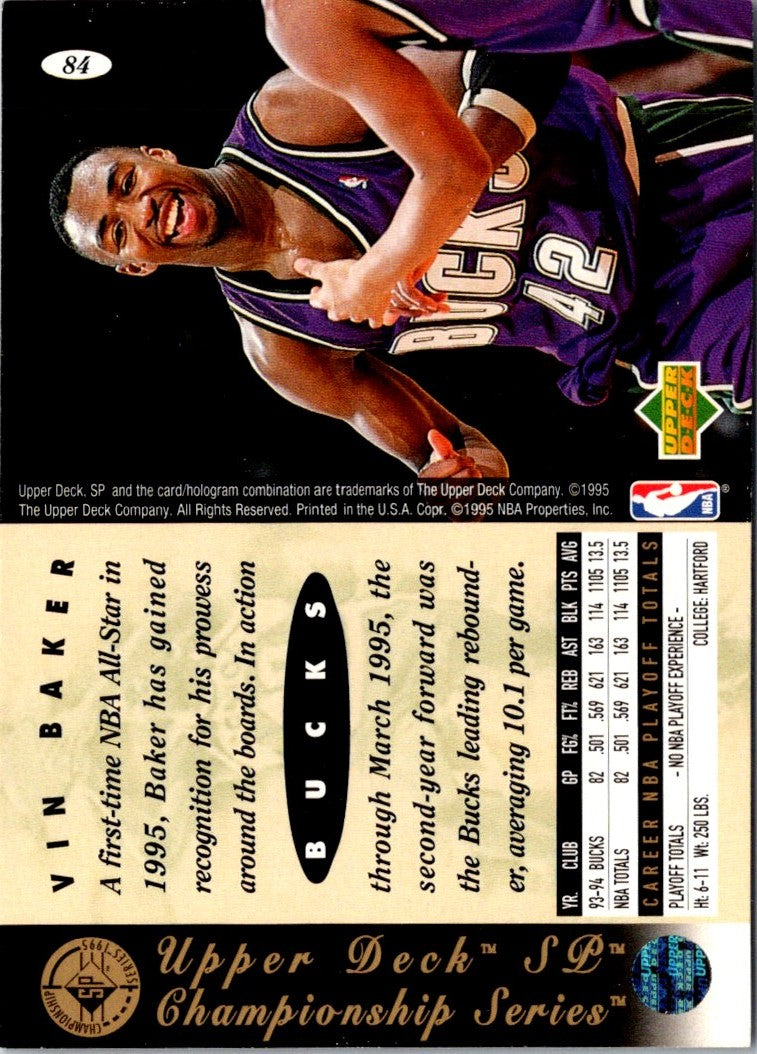 1994 SP Championship Vin Baker