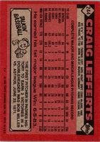 1986 Topps Craig Lefferts #244