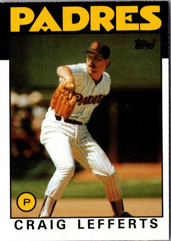 1986 Topps Craig Lefferts #244