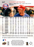 2008 Upper Deck First Edition Geoff Jenkins #441