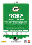 2021 Donruss Press Proof Green Davante Adams