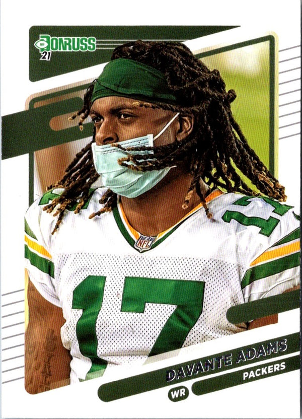 2021 Donruss Press Proof Green Davante Adams #158