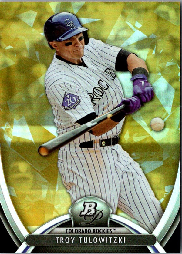 2013 Bowman Platinum Troy Tulowitzki #69