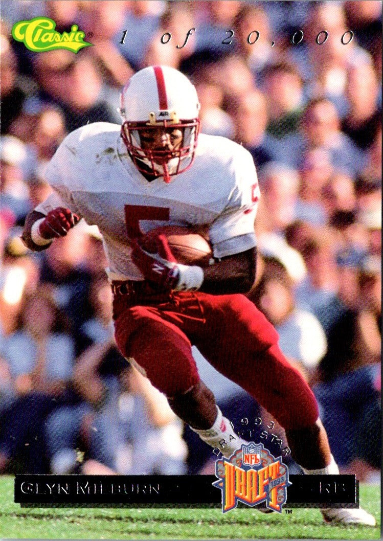 1993 Classic Draft Stars Glyn Milburn
