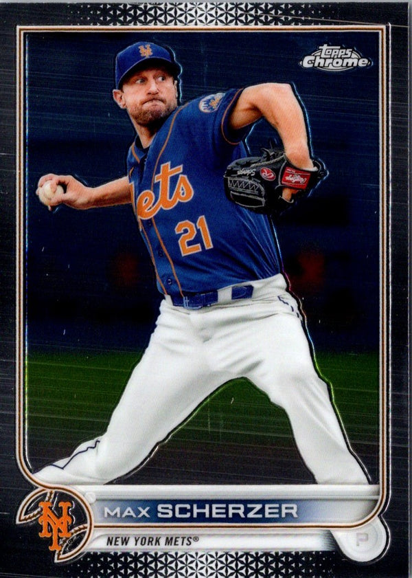 2022 Topps Chrome Max Scherzer #66