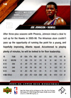 2005 Upper Deck Joe Johnson #148