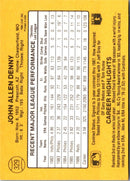 1987 Donruss John Denny