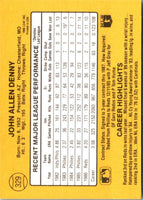 1987 Donruss John Denny #329