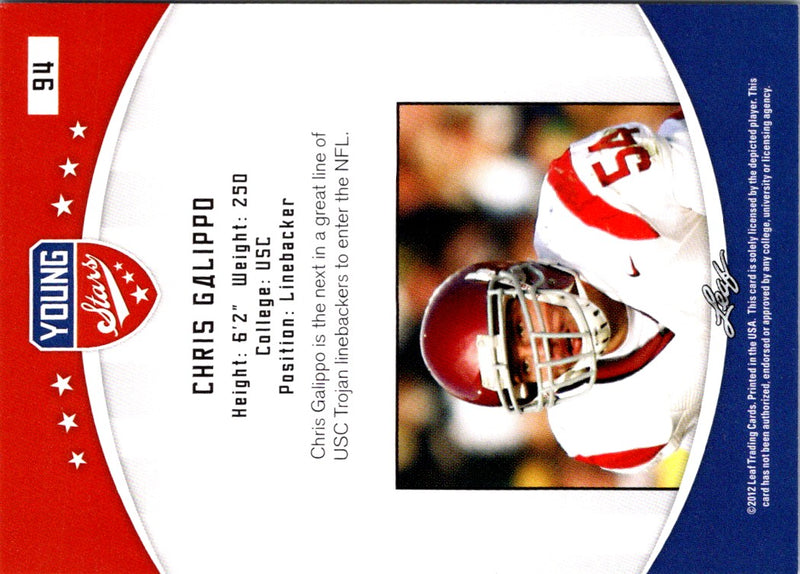 2012 Leaf Young Stars Chris Galippo