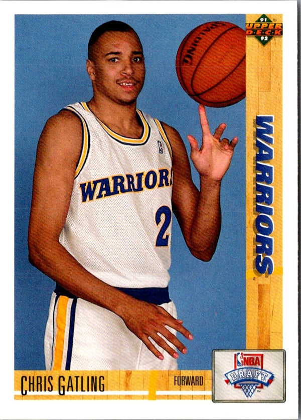 1991 Upper Deck Chris Gatling #9 Rookie