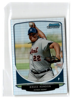 2012 Bowman Chrome Franchise All-Stars Bruce Rondon/Justin Verlander #FAS-VR