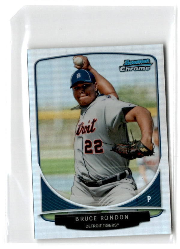 2012 Bowman Chrome Franchise All-Stars Bruce Rondon/Justin Verlander #FAS-VR