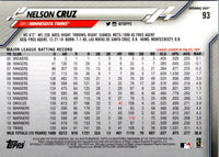 2020 Topps Opening Day Nelson Cruz #93