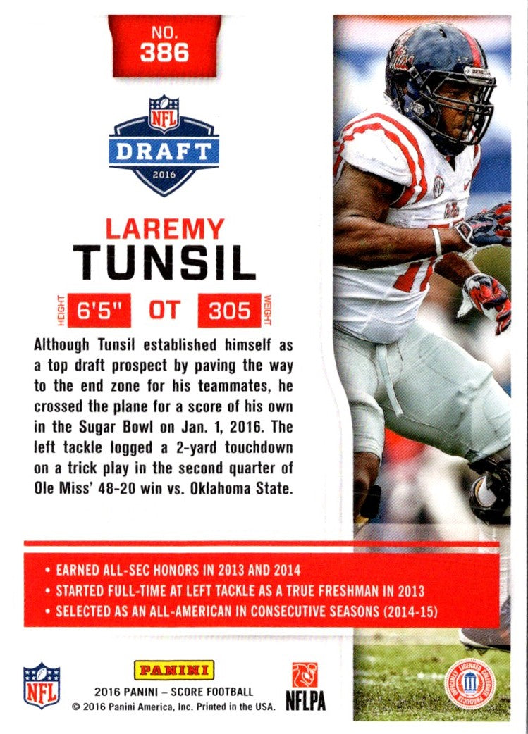 2016 Score Scorecard Laremy Tunsil