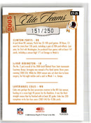 2005 Donruss Elite Teams Gold Clinton Portis/LaVar Arrington/Laveranues Coles