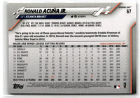2020 Topps Opening Day Edition Ronald AcuÃ±a Jr. #67