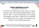 2020 Topps Opening Day Team Traditions and Celebrations Jackie Robinson Statue