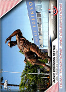 2020 Topps Opening Day Team Traditions and Celebrations Jackie Robinson Statue