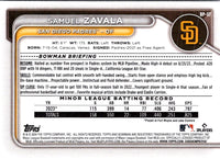 2024 Bowman Prospects Samuel Zavala #BP-57